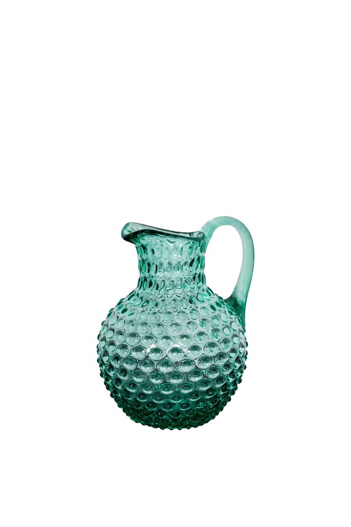 Beryl hobnail pitcher 2L - 2