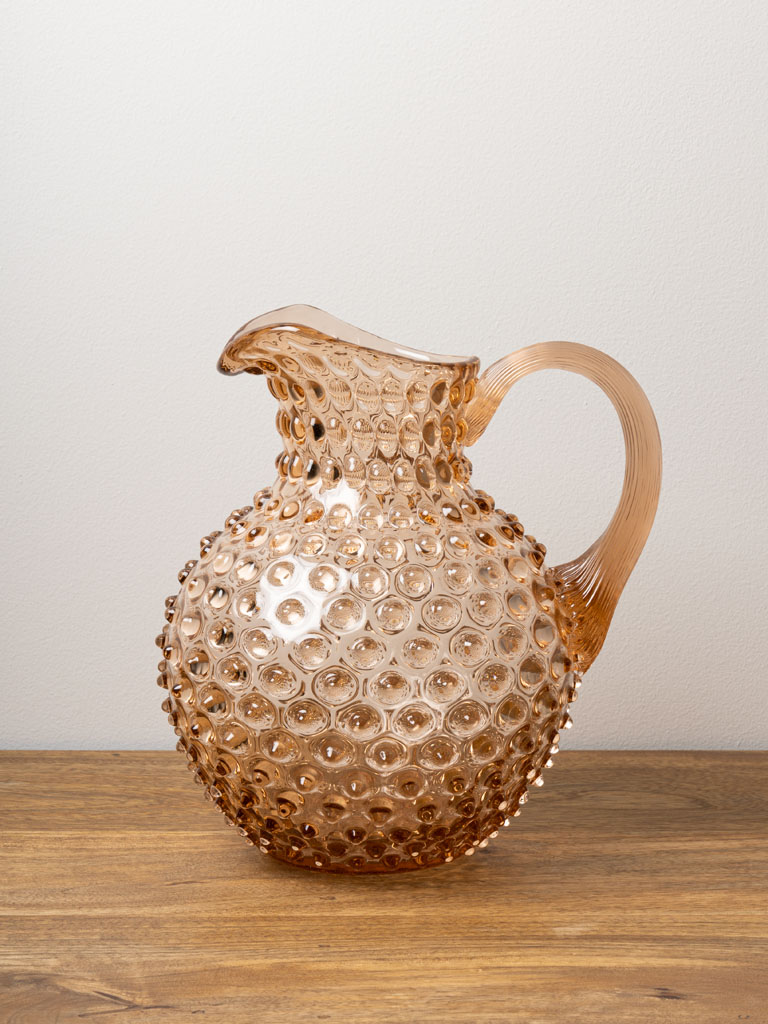 Sepia 2L hobnail pitcher - 1