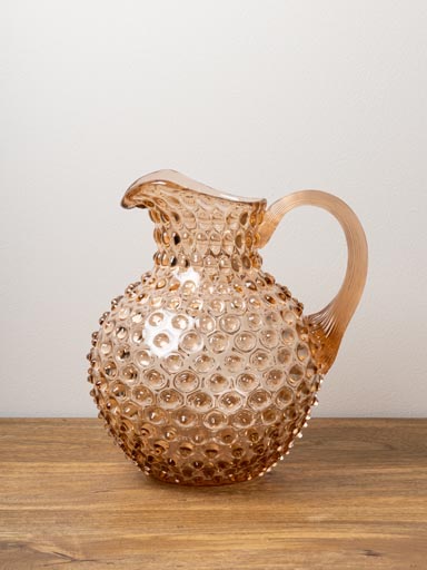 Sepia 2L hobnail pitcher