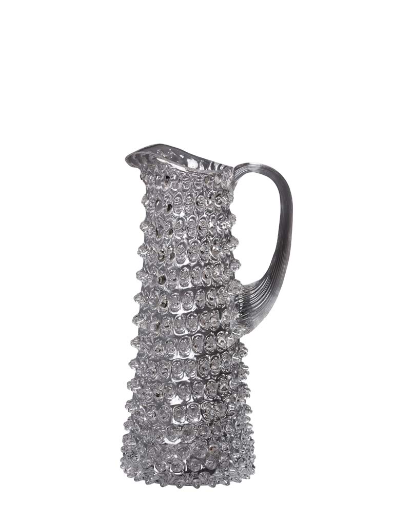 High clear hobnail pitcher 1L - 2