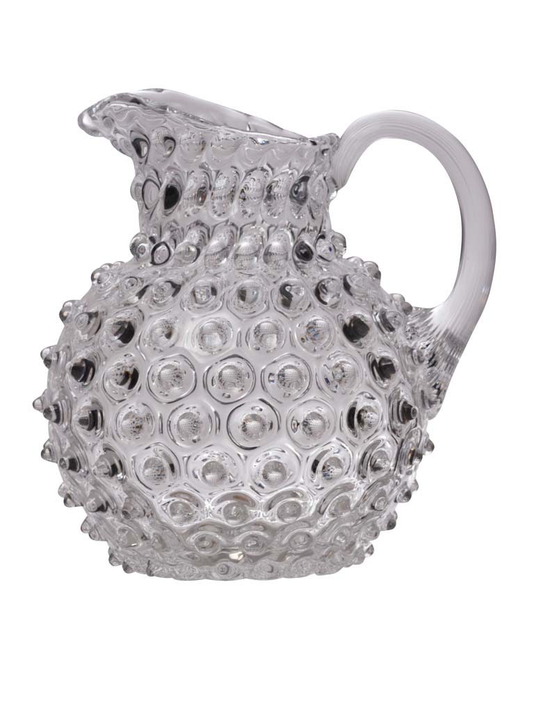 Clear hobnail picther 1L - 2