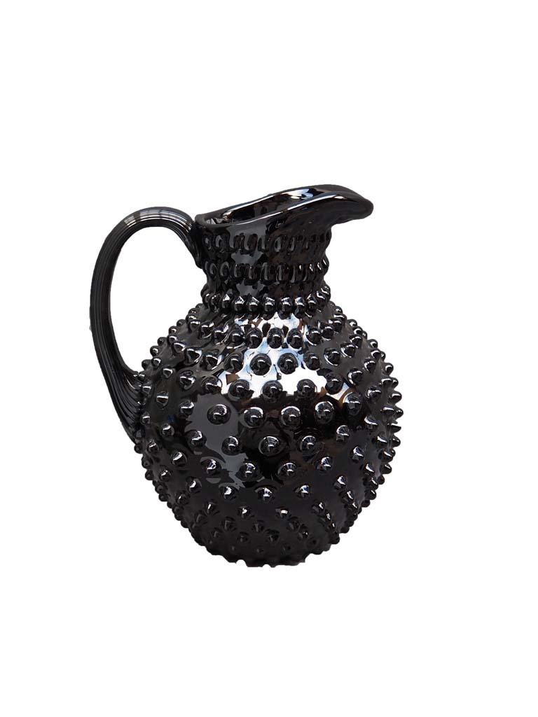 Black hobnail pitcher 2L - 2