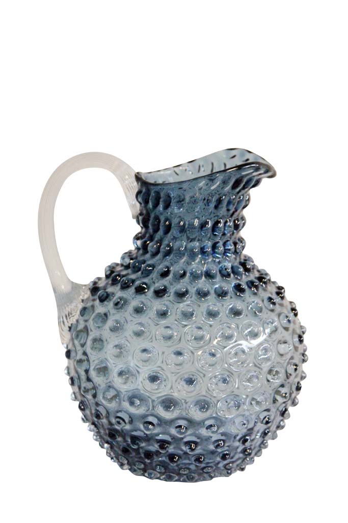 Mineral blue grey hobnail pitcher 2L - 2