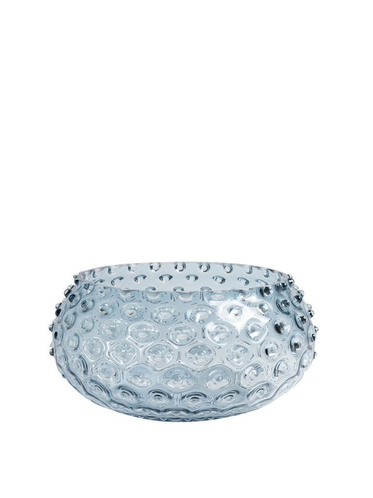 Diamond bowl underlayered blue smoke - 2