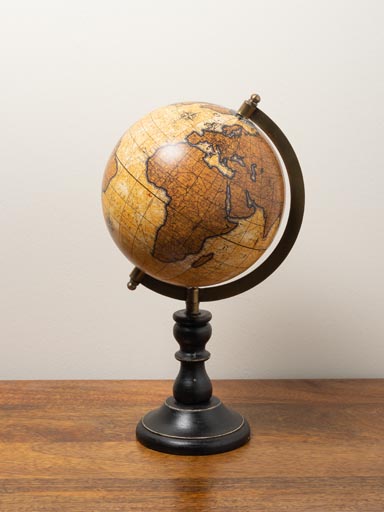 Mappemonde vintage beige