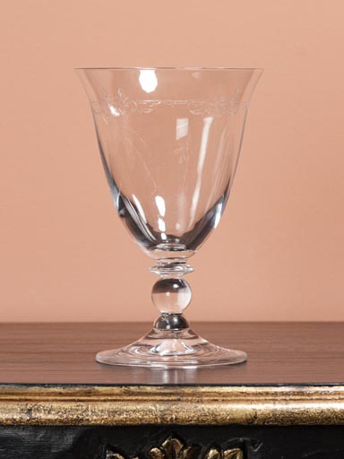 Wine glass Fleur-de-lis