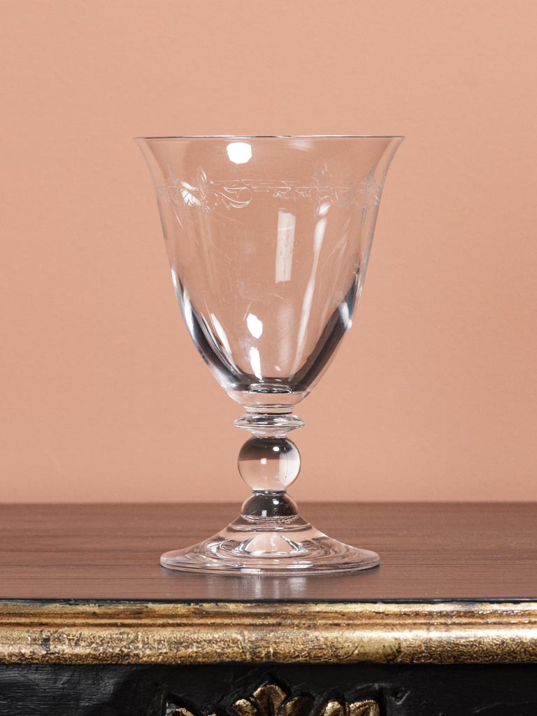 Water glass Fleur-de-lis - 1
