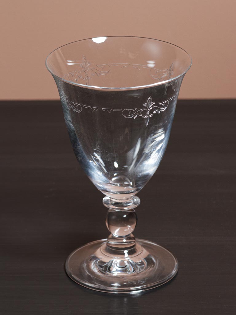 Water glass Fleur-de-lis - 3