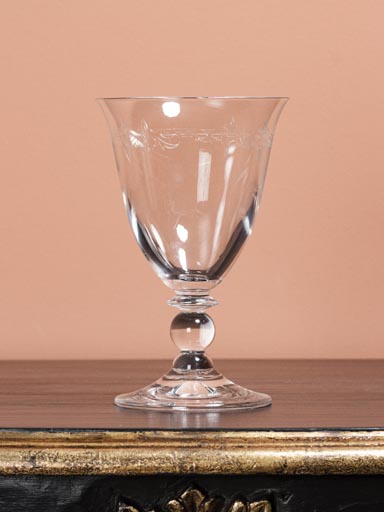 Water glass Fleur-de-lis