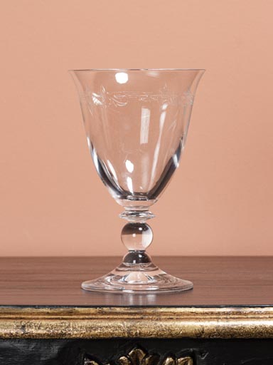 Verre à eau Fleur de Lys