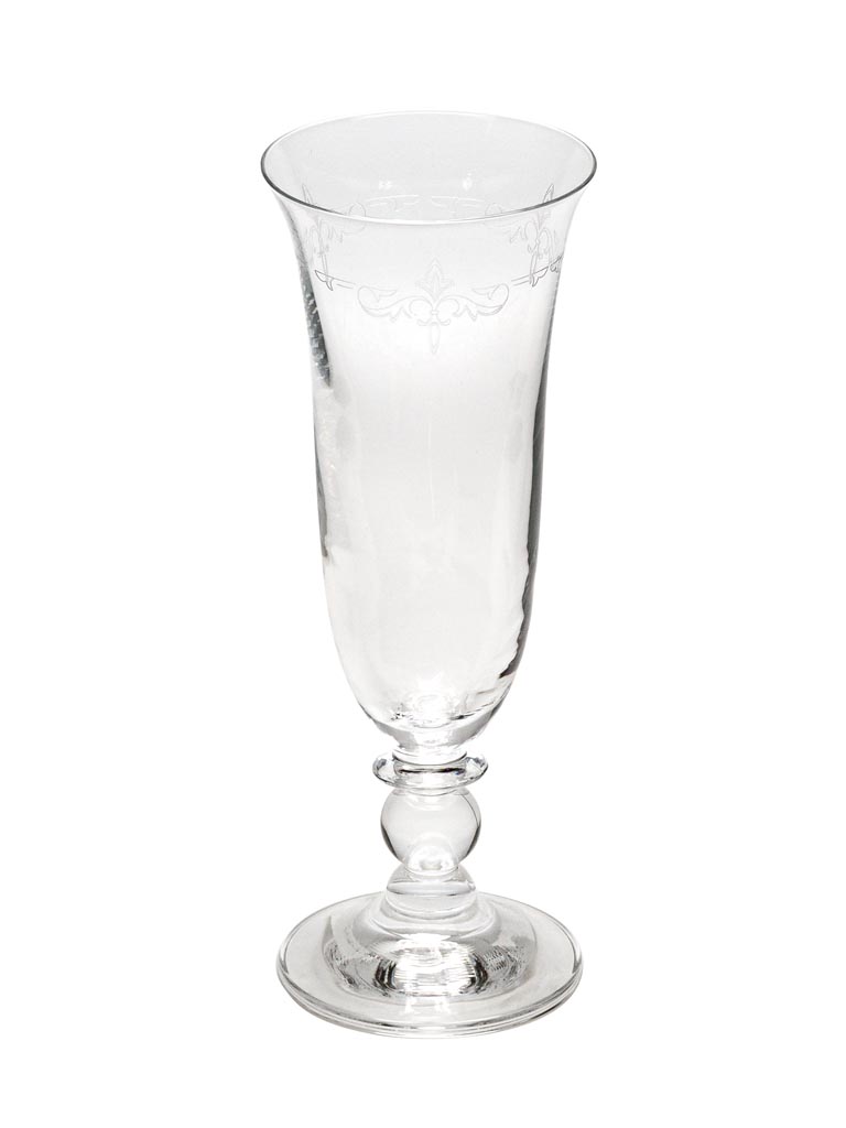 Champagne glass Fleur de Lys - 2