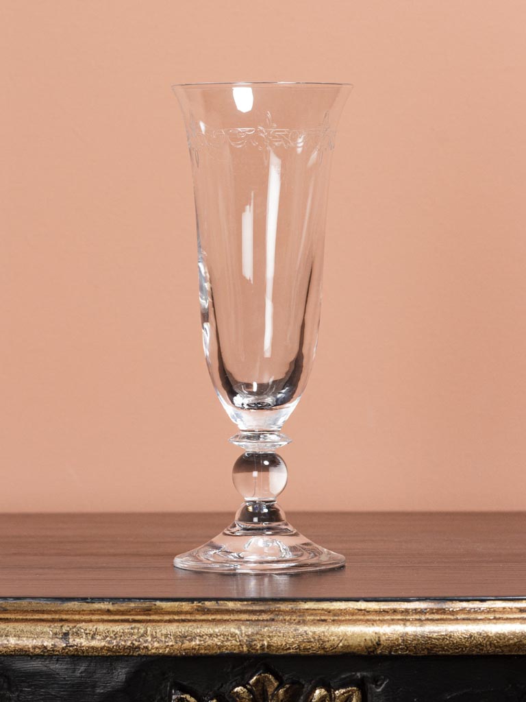 Champagne glass Fleur de Lys - 1