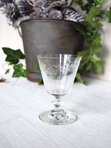 Verre à eau fleur de lys Chehoma 30956