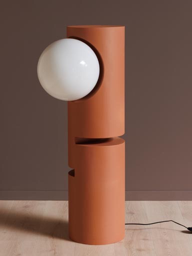 Floor lamp brick color Orbia