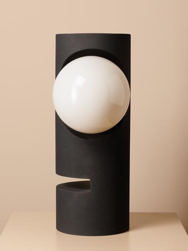 Lampe à poser noire Orbia