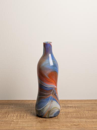Vase bleu Tie Dye (variation couleur)