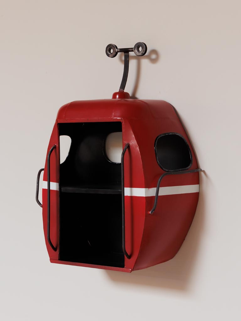 Red cable car wall shelf - 3