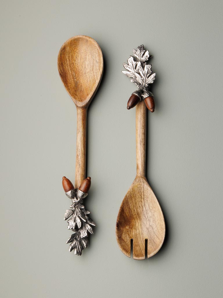 S/2 salad servers Holly - 1