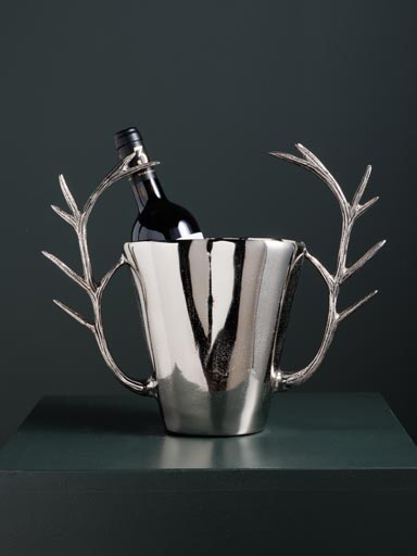 Ice bucket large deer antlers