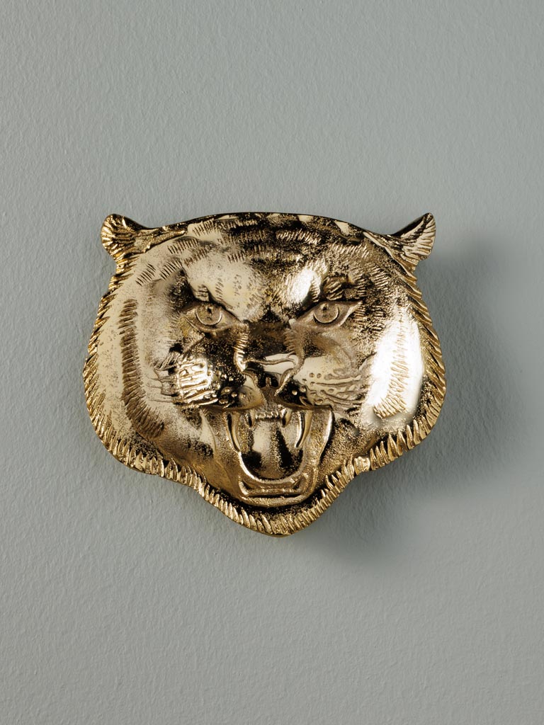 Trinket Tray golden tiger head - 3