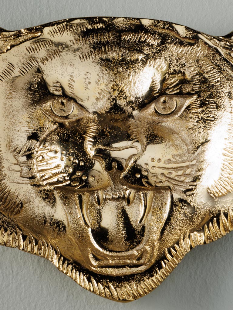 Trinket Tray golden tiger head - 4
