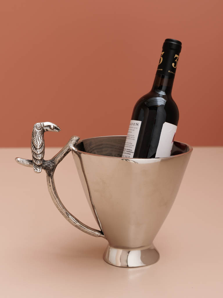 Tacoon ice bucket silver metal - 1