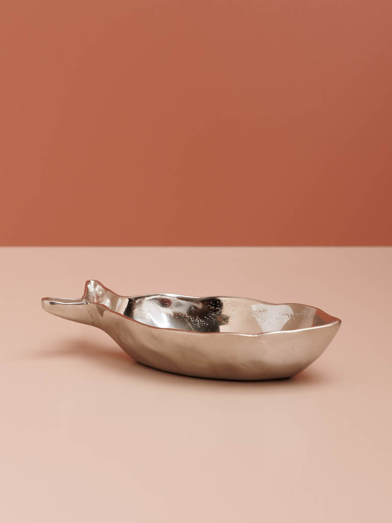 Fish bowl silver metal - 1