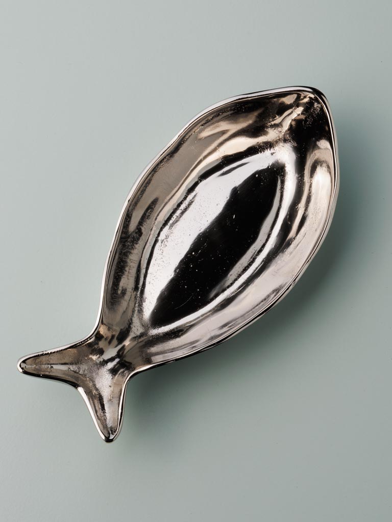 Fish bowl silver metal - 3