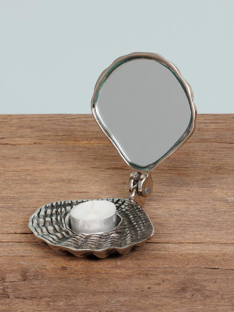 Shell mirror tealight holder box - 5