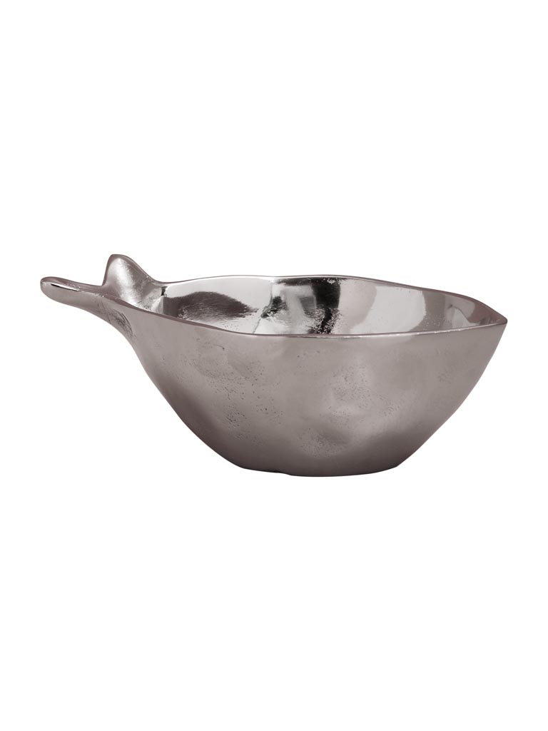 Fish bowl silver metal - 2