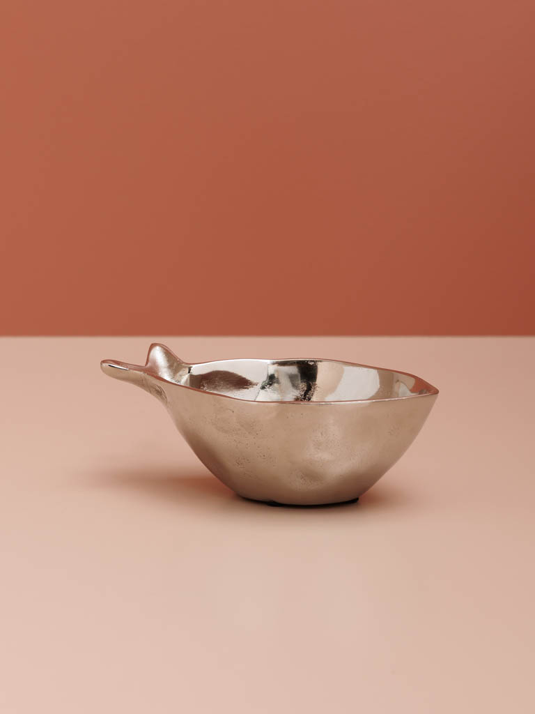 Fish bowl silver metal - 1