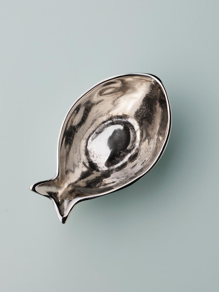 Fish bowl silver metal - 3