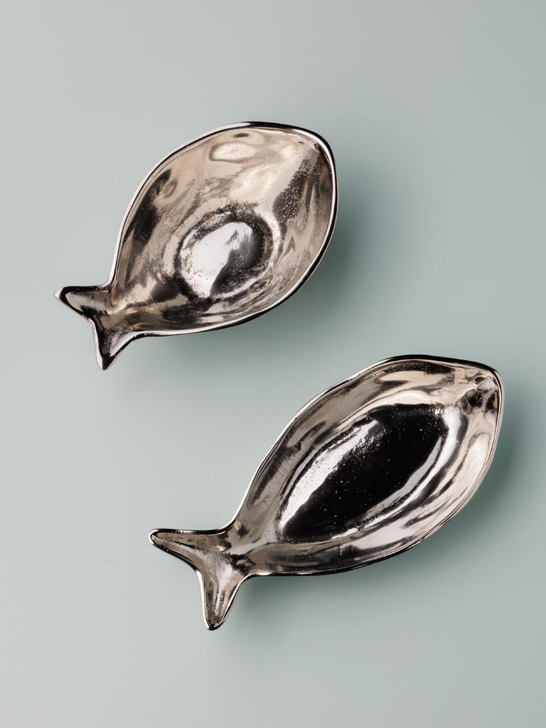 Fish bowl silver metal - 5