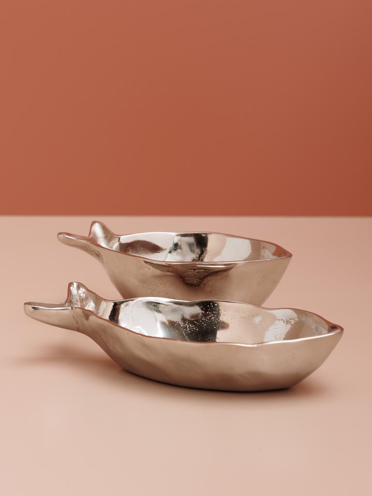 Fish bowl silver metal - 4