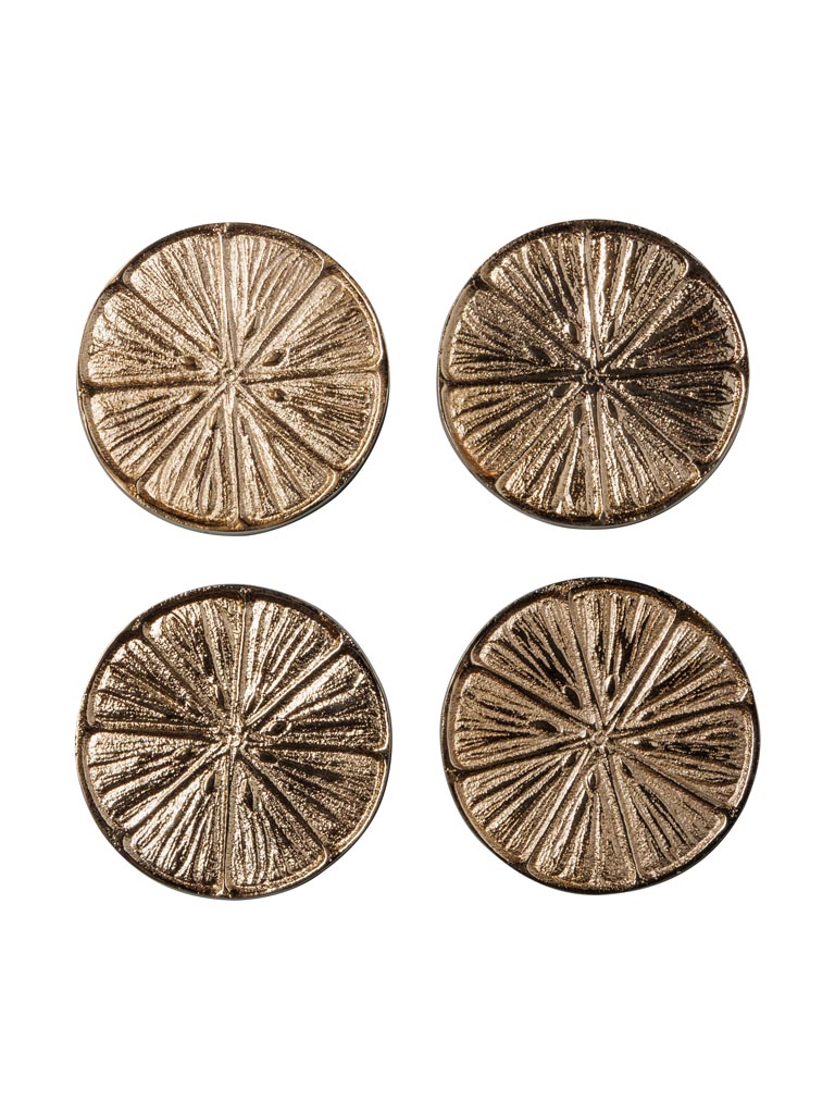 S/4 coasters Lemon - 2