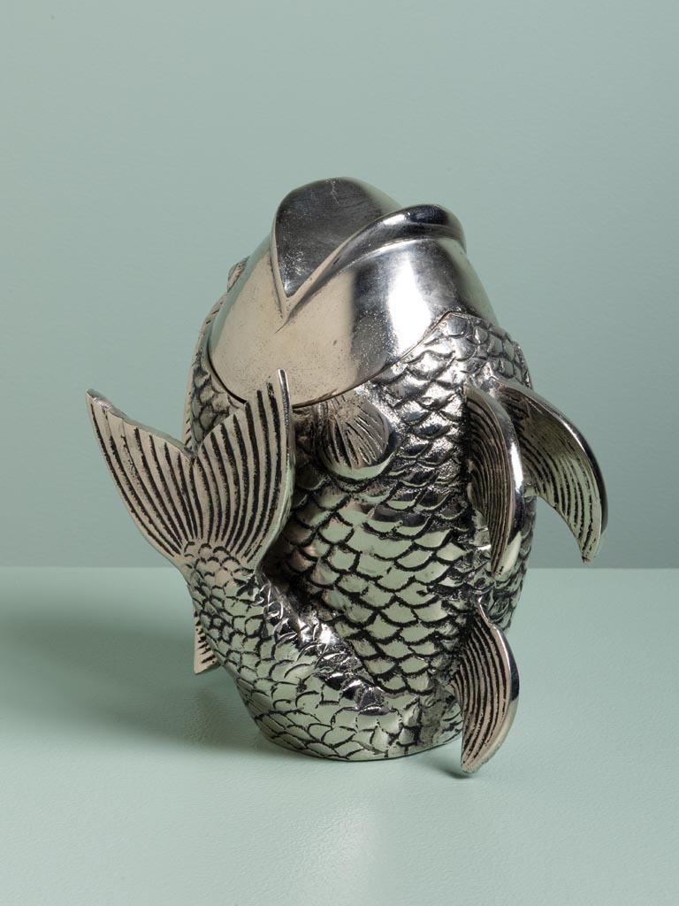 Box with lid fish looking up - 3