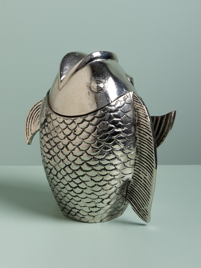 Box with lid fish looking up - 5