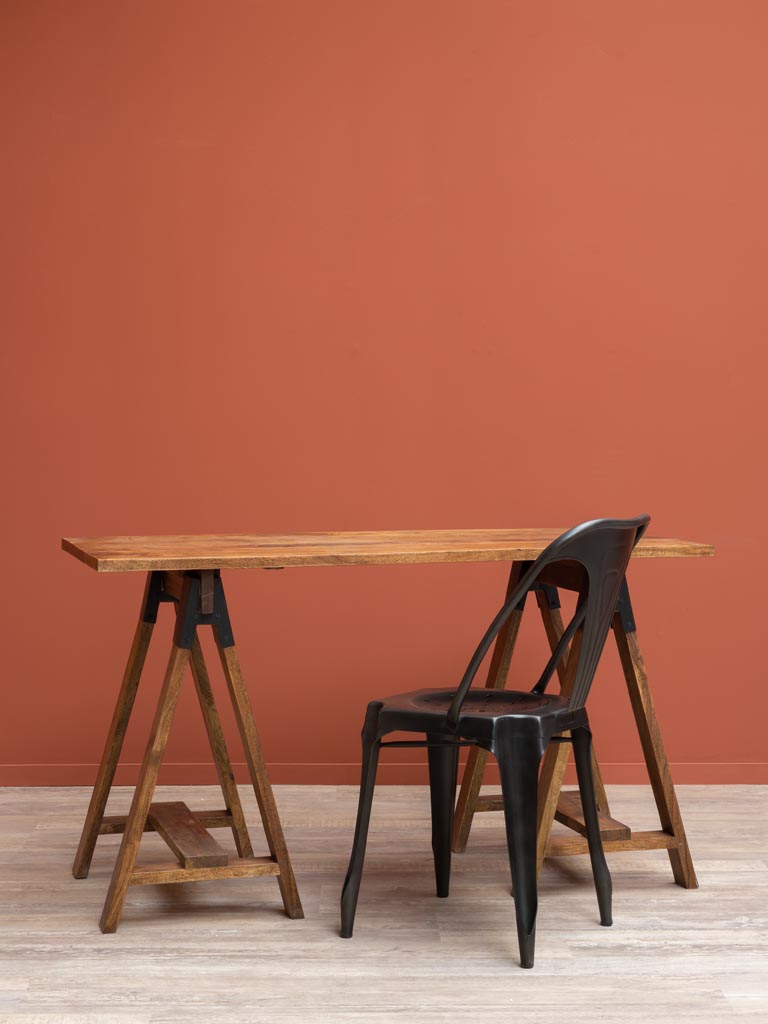 chehoma Furniture Desk Desk sawhorse style Lautrec 31498