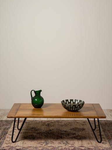 Hairpin legs coffee table