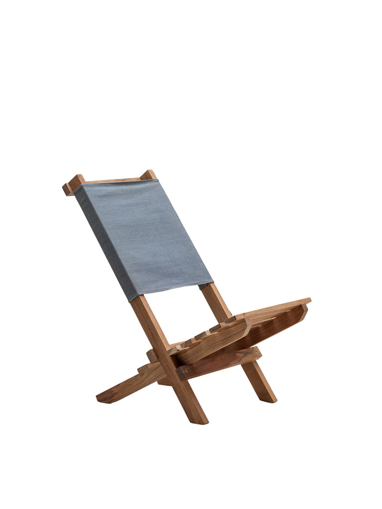 Folding acacia chair Bilbao - 4