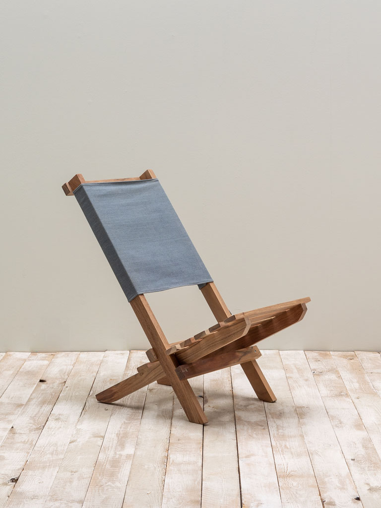 Folding acacia chair Bilbao - 1