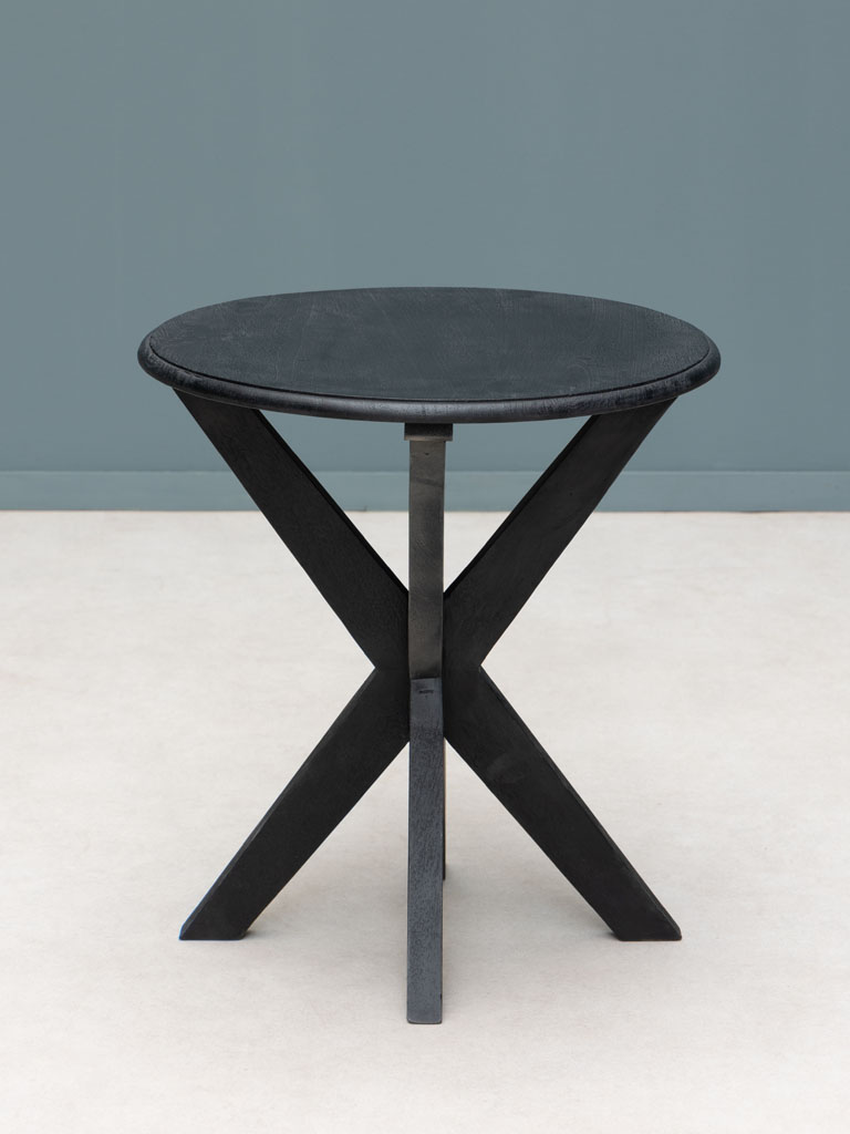 Side table black Preto - 1