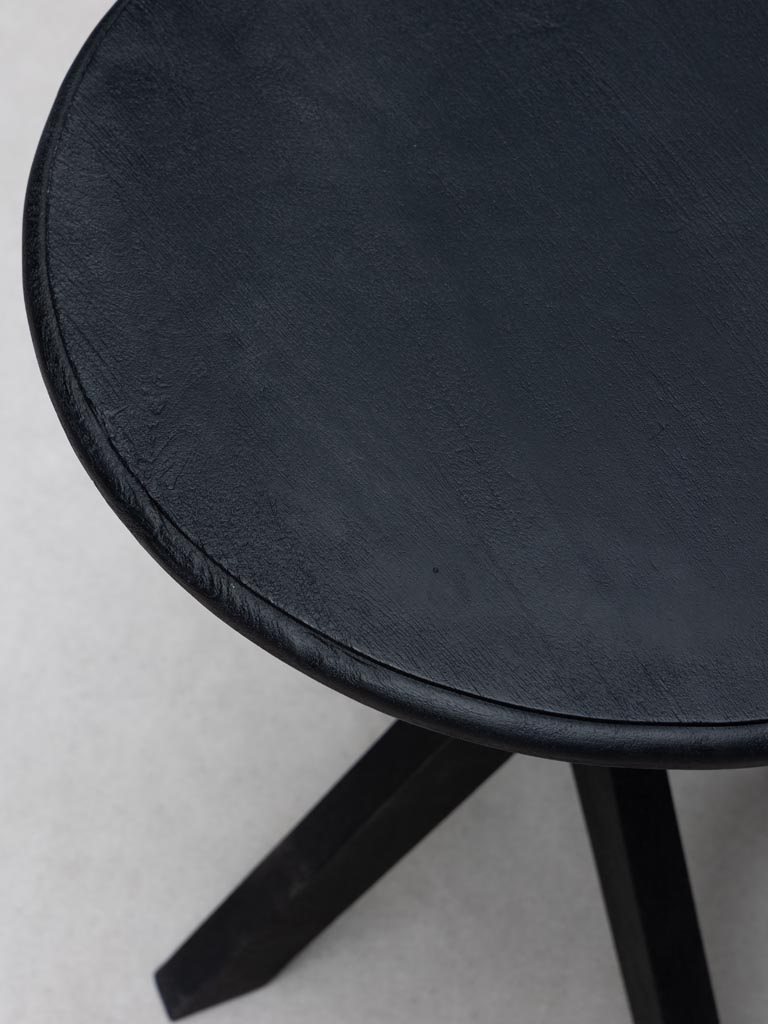 Table d'appoint noire Preto - 5