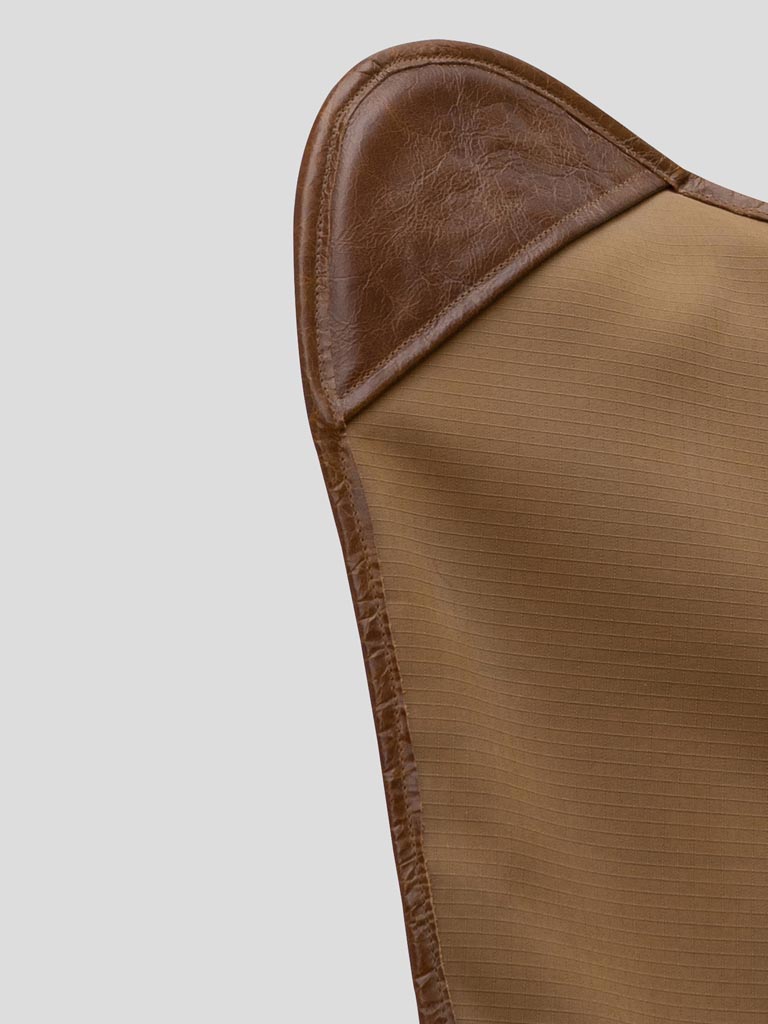 Brown armchair Butterfly - 4