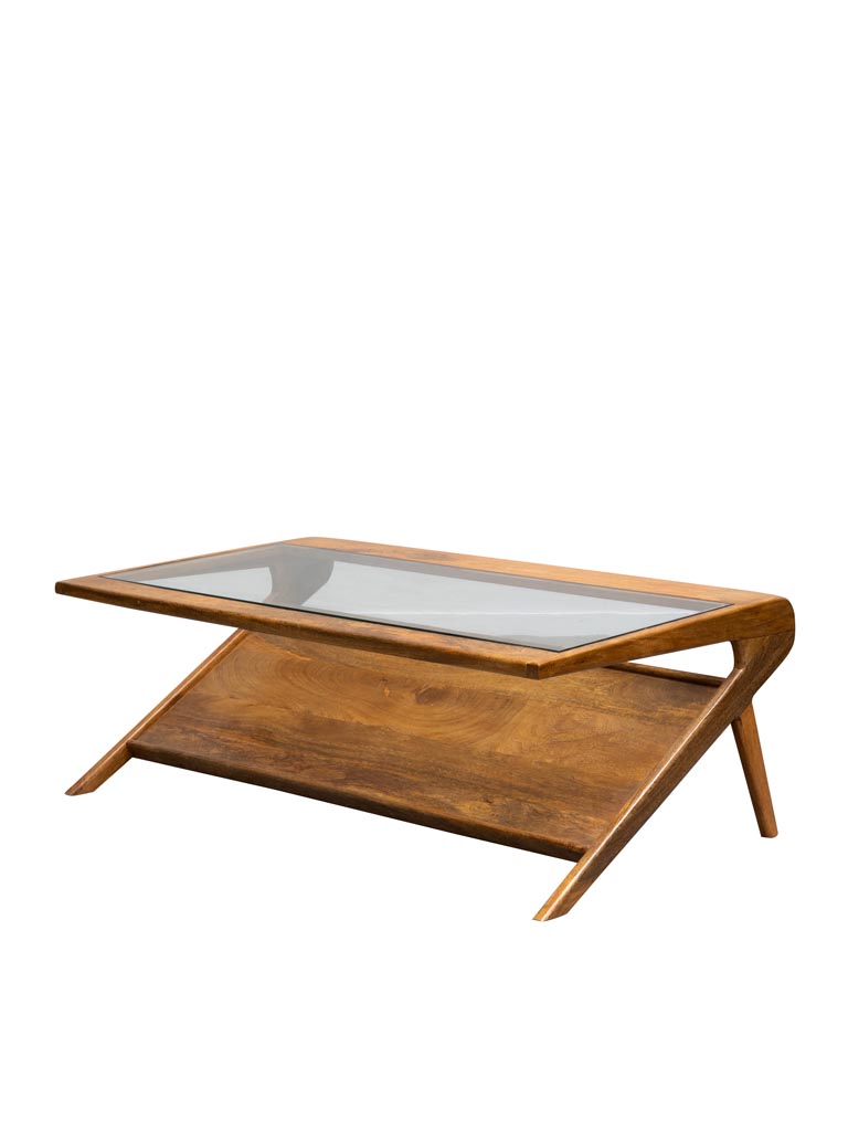 Glass top coffee table Moderner - 2