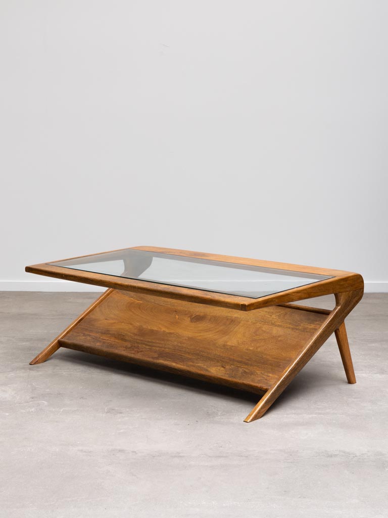 Glass top coffee table Moderner - 5