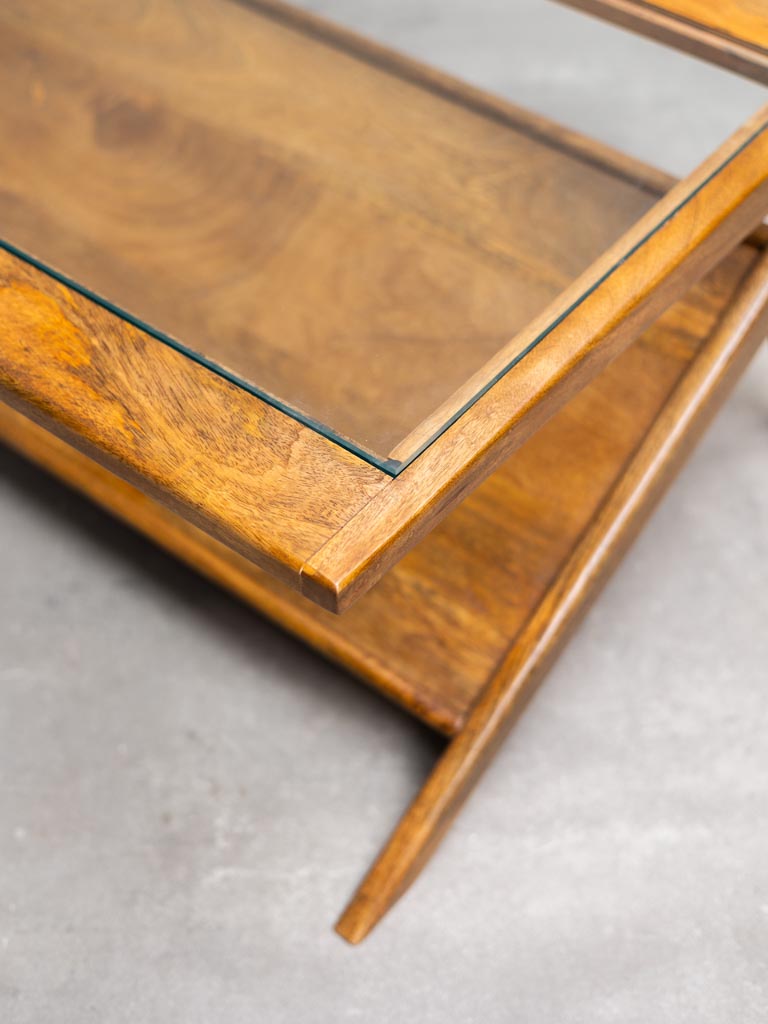 Glass top coffee table Moderner - 4