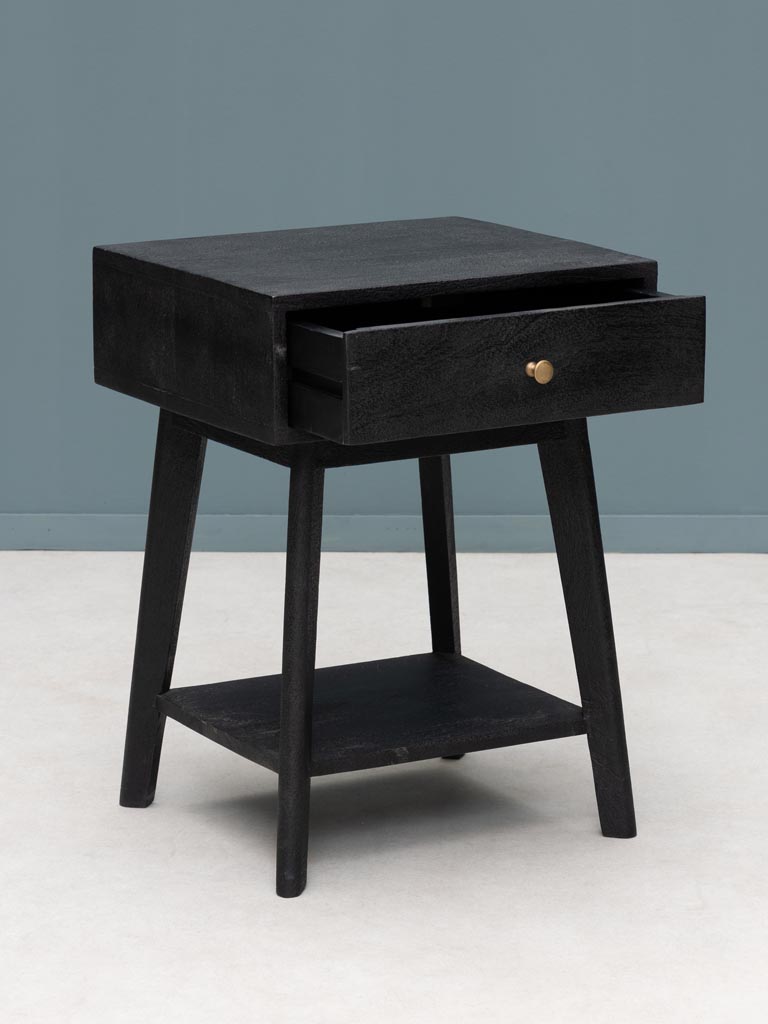 Bedside table black Onyx - 6