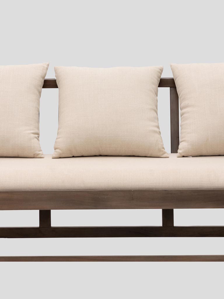 Beige bench 2 seaters - 2