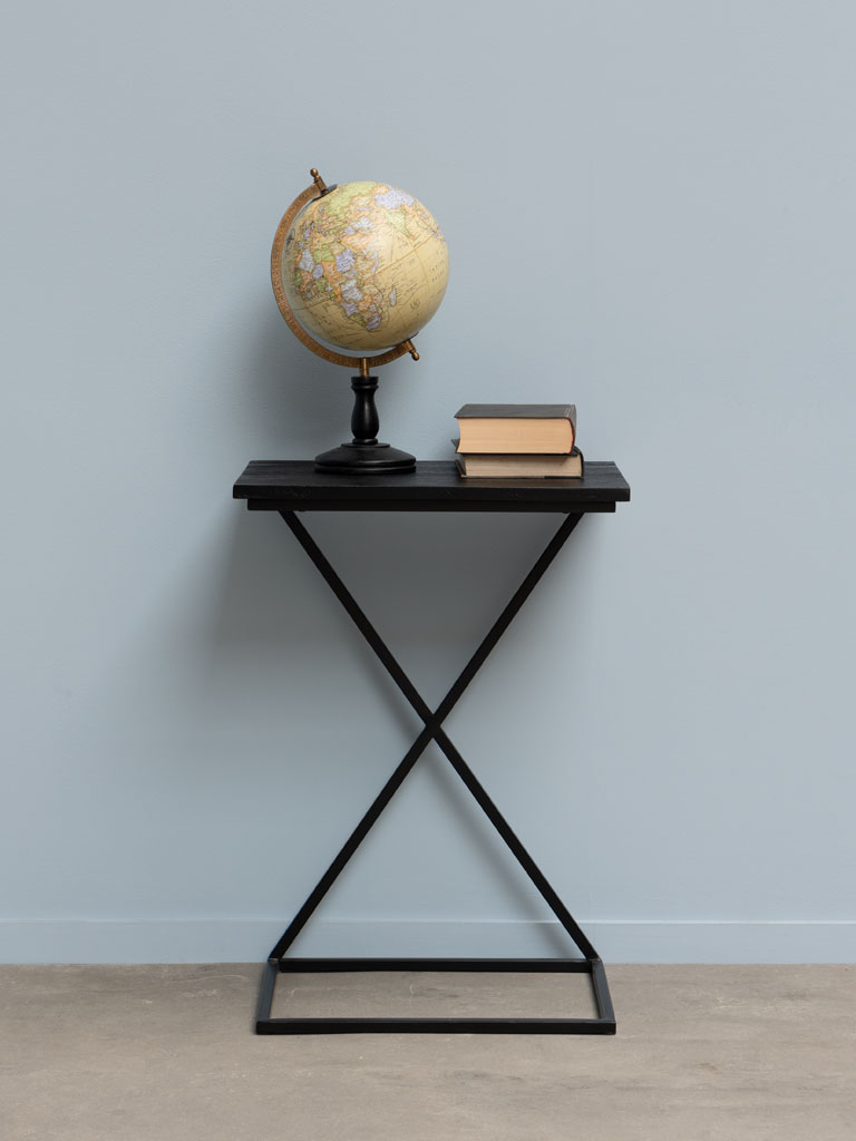 Small laptop table with X feet - 1